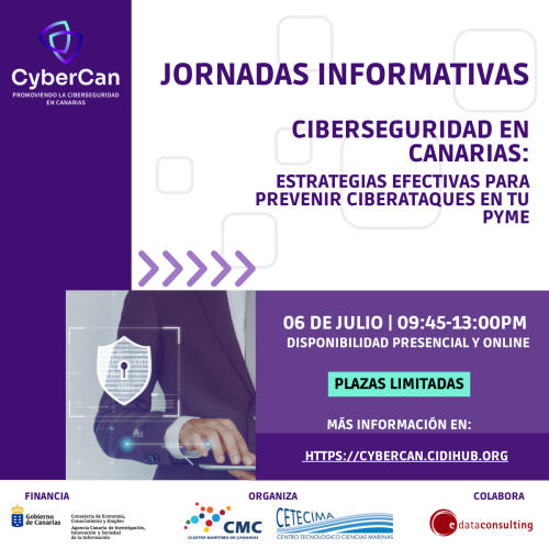 CETECIMA Y EL CLÚSTER MARÍTIMO DE CANARIAS ORGANIZAN UNA JORNADA INFORMATIVA SOBRE CIBERSEGURIDAD EN CANARIAS.