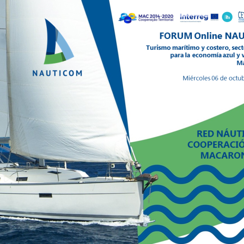 FORUM Online NAUTICOM “Turismo marítimo y costero, sector de base para la economía azul y verde en la Macaronesia”