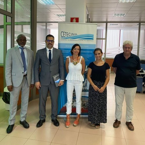 Visita del puerto mauritano de Nouadhibou a la sede de CETECIMA en Gran Canaria