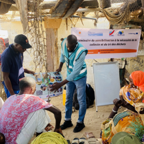 RES-COAST: CETECIMA organiza, en colaboración con la empresa local SMART SYSTEME SERVICES, el 1º Taller de sensibilización sobre Tratamiento y Gestión de Residuos en pk93, Mauritania