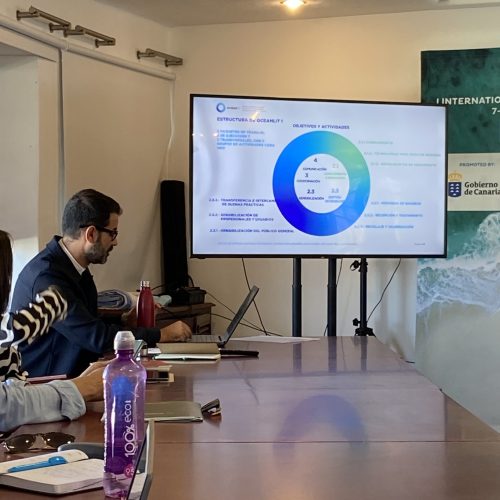 <strong>CETECIMA participa en la reunión planearía de socios del proyecto OCEANLIT en Canarias</strong>